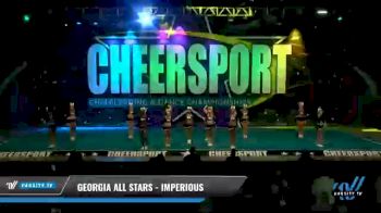 Georgia All Stars - Imperious [2021 L4 Senior - D2 - Small - B Day 1] 2021 CHEERSPORT National Cheerleading Championship