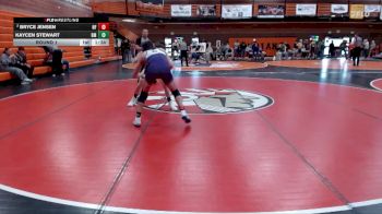 132 lbs Round 1 - Bryce Jensen, North Fremont vs Kaycen Stewart, Battle Mountain