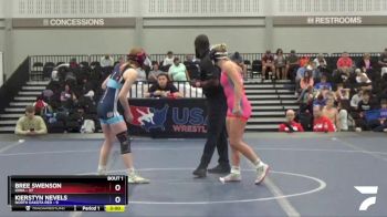 117 lbs Round 1 (16 Team) - Bree Swenson, Iowa vs Kierstyn Nevels, North Dakota Red