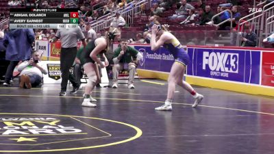 142 lbs First Round - Abigail Dolanch, Avella-G vs Avery Earnest, Hughesville-G