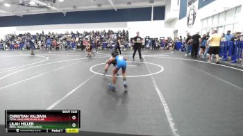 49 lbs Round 1 - Lilah Miller, RBWC (Rancho Bernardo) vs Christian Valdivia, Total Kaos Wrestling Club