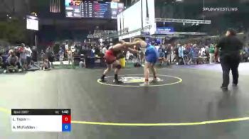 285 lbs Consi Of 16 #1 - Luis Tapia, Oklahoma vs Aiden McFadden, Iowa