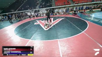 110 lbs Champ Round 1 (16 Team) - Kate Leonard, Oregon Red vs Hayden Vanderpool, Alaska