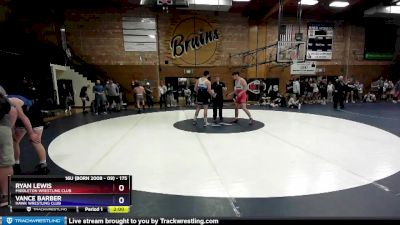 175 lbs Round 3 - Ryan Lewis, Middleton Wrestling Club vs Vance Barber, Hawk Wrestling Club