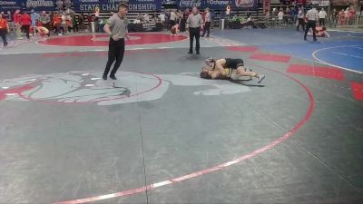 D 1 126 lbs Cons. Semi - Ozias Gray, Acadiana vs Kye Karcher, Walker