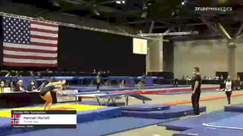 Hannah Martell - Double Mini Trampoline, Tumble Tech - 2021 USA Gymnastics Championships