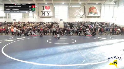 50 lbs Champ. Round 1 - Dash Blackford, Baldwinsville Wrestling Club vs Rhett Lehman, LeRoy Wrestling Club