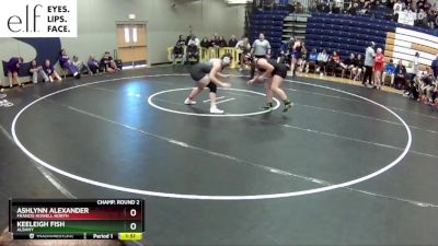 170 lbs. Champ. Round 2 - Ashlynn Alexander, Francis Howell North vs Keeleigh Fish, Albany