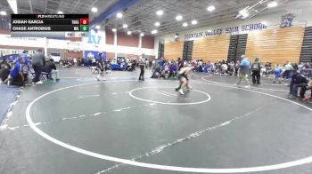 126 lbs Cons. Round 3 - Josiah Garcia, Tokay vs Chase Antrobius, Millikan