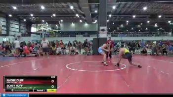 200 lbs Round 3 (6 Team) - Schey Huff, BEACH BOYZ WRESTLING CLUB vs Andre Dube, RAW TALENT