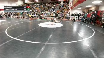 126 lbs Champ. Round 2 - Teague Duncan, Buffalo vs Sloan Hart, Natrona County