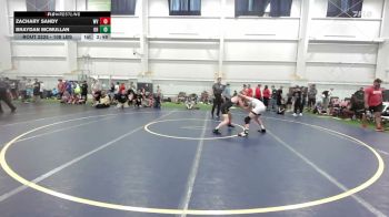 108 lbs Consi Of 16 #2 - Zachary Sandy, WV vs Braydan McMullan, OH