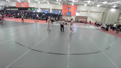 133 lbs Champ. Round 1 - Luke Magnani, Lycoming vs Max Piunno, John Carroll