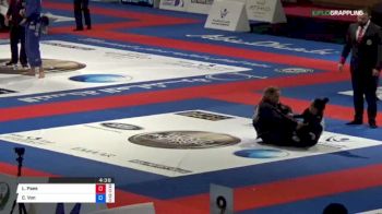 Larissa Paes vs Charlotte Von Baumgarten 2018 Abu Dhabi World Professional Jiu-Jitsu Championship