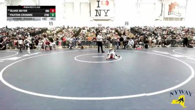 57 lbs Champ. Round 2 - Blake Beyer, NWAA vs Paxton Cromme, Columbia Youth Wrestling Club
