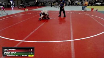 160 lbs Cons. Round 1 - Easton Braun, Paynesville vs Levi Oestrich, GSL