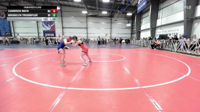 132 lbs Round Of 64 - Cameron Beck, MO vs Brueklyn Truempler, WY