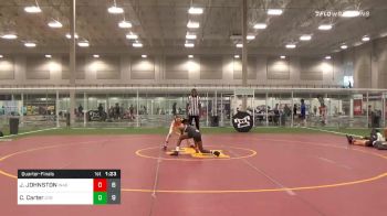 95 lbs Quarterfinal - JARED JOHNSTON, Indy All Stars vs Cameron Carter, Ohio Titan Red