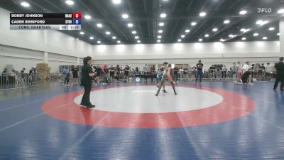 165 lbs Cons. Quarters - Bobby Johnson, NoWorries Academy vs Caden Swinford, Stronghold