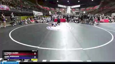 106 lbs Round 3 (8 Team) - Lytning Hazen, MDWA vs Gabe Ingraham, SAWA