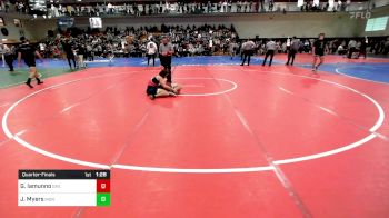 144 lbs Quarterfinal - Giuseppe Iamunno, Green Farms Academy vs Jack Myers, Morristown