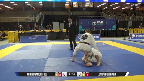 Joseph D Lienhard vs John Rowan Cantillo 2025 Pan Jiu Jitsu IBJJF Championship