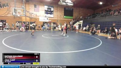 138 lbs Cons. Round 2 - Nathan Galloway, All In Wrestling vs Cole Clint, Jet House