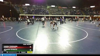 117 lbs Cons. Round 1 - Jaxon Tommasin, Immortal Athletics WC vs Keagan Schultz, Iowa