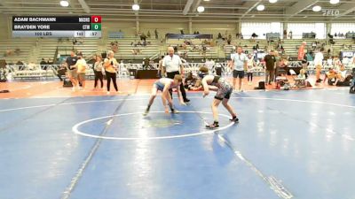 100 lbs 3rd Place - Adam Bachmann, Mat Assassins Black - EL vs Brayden Yore, CTWHALE Orca - EL