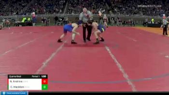 D2-171 lbs Quarterfinal - Cameron Macklem, Goodrich vs Nathan Andrina, Edwardsburg