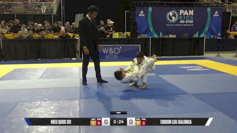Edison Lou Salonga vs Hieu Quoc Do 2025 Pan Kids Jiu-Jitsu IBJJF Championship