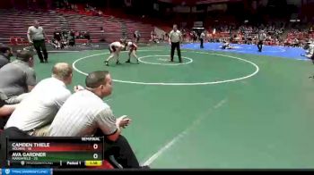 106 lbs D1 - Semi-finals (fri 7:30pm.) - Camden Thiele, Holmen vs Ava Gardner, Marshfield