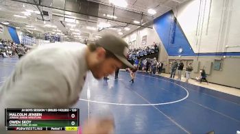 120 lbs Champ. Round 1 - Owen Skoy, American Fork Jr High vs Malcolm Jensen, Jordan Junior Wrestling