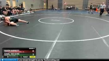 285 lbs Round 7: 2:30pm Sat. - Mason Hardesty, South Anchorage High School vs Daniel Van Slyke, Colony High School