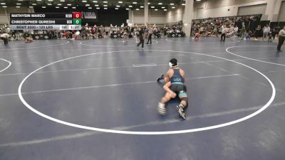 120 lbs Champ. Rd Of 32 - Mathysin Marco, Nebraska vs Christopher Qureshi, Orange County RTC