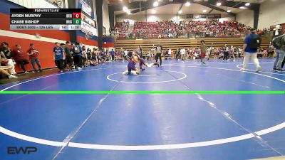 126 lbs Rr Rnd 1 - Ayden Murphy, Bristow vs Chase Bishop, Bristow