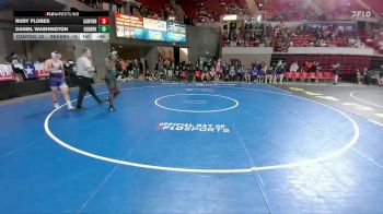190 lbs Round 3 - Rr3 - Daniel Washington, Fort Worth Benbrook vs Rudy Flores, Canyon