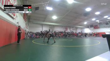 132 lbs Cons. Round 3 - Reece Christman, Mountain Vista vs Gavrin Florez, Fort Lupton