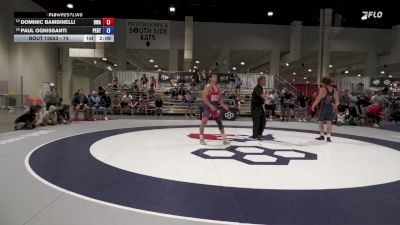 74 lbs Cons. Round 8 - Dominic Bambinelli, RWA vs Paul Ognissanti, Pennsylvania RTC