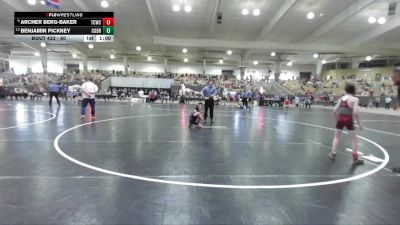60 lbs Cons. Round 2 - Archer Berg-Baker, Vikings Wrestling Club vs Benjamin Pickney, Nashville Catholic Wrestling