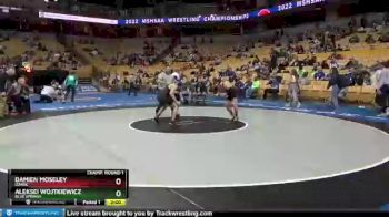 106 lbs Champ. Round 1 - Damien Moseley, Ozark vs Aleksei Wojtkiewicz, Blue Springs