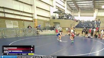 105 lbs Quarterfinal - Ella Kavanagh, Nevada vs Kaelynn Vanderpool, Montana