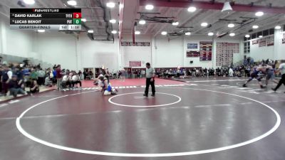 215 lbs Quarterfinal - David Karlak, Terryville/Thomaston vs Lucas Benoit, Putnam