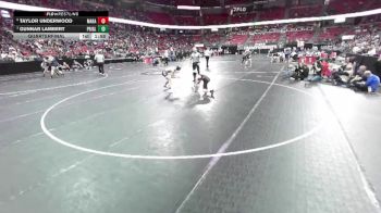 D3-106 lbs Quarterfinal - Gunnar Lambert, Princeton/Green Lake vs Taylor Underwood, Marathon