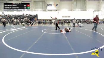 128 lbs Cons. Round 1 - Bentley Davidson, Club Not Listed vs Lucas Sullivan, Penfield Youth Wrestling Club
