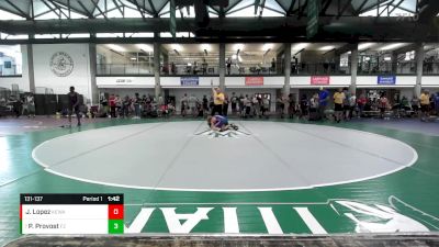 131-137 lbs Cons. Round 2 - Patrick Provost, Fort Zumwalt vs Jared Lopez, Johnsburg Area Wrestling