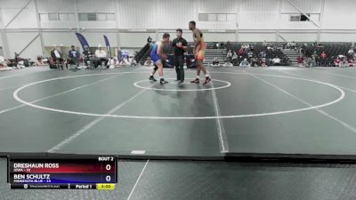 215 lbs Round 1 (8 Team) - Dreshaun Ross, Iowa vs Ben Schultz, Minnesota Blue