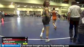 132 lbs Round 6 (8 Team) - Carson Estrada, TOWC Spartans vs Luke Kunath, RAW