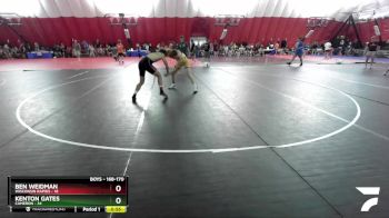 168-170 lbs Round 1 - Kenton Gates, Cameron vs Ben Weidman, Wisconsin Rapids