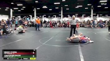 76 lbs Round 5 (8 Team) - Chistopher Baldo, Bitetto Trained vs Brody O`Hern, Mat Warriors